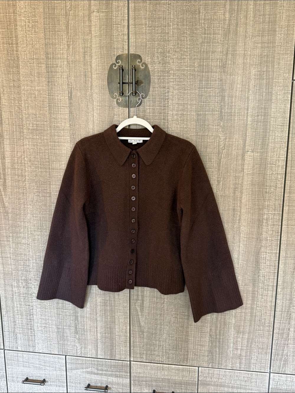 J Crew Milano-stitch Cinched-Waist Cardigan